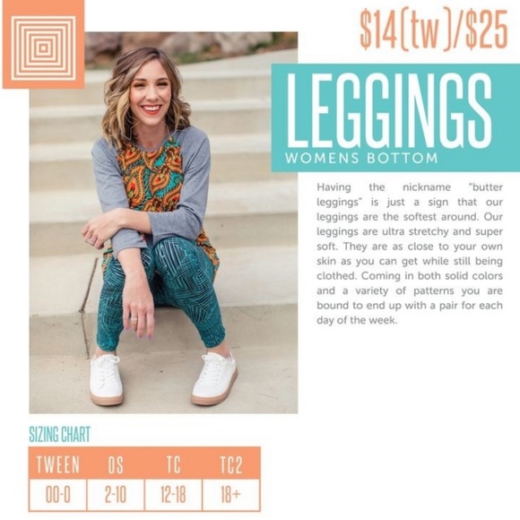 😊FREE😊W/$25 Purchase - Lu La Roe leggings - Christmas ? geometric, Plus Sized - Picture 4 of 6